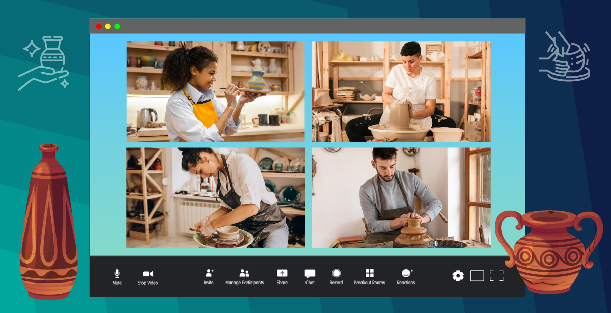 Virtual Pottery at Home Class