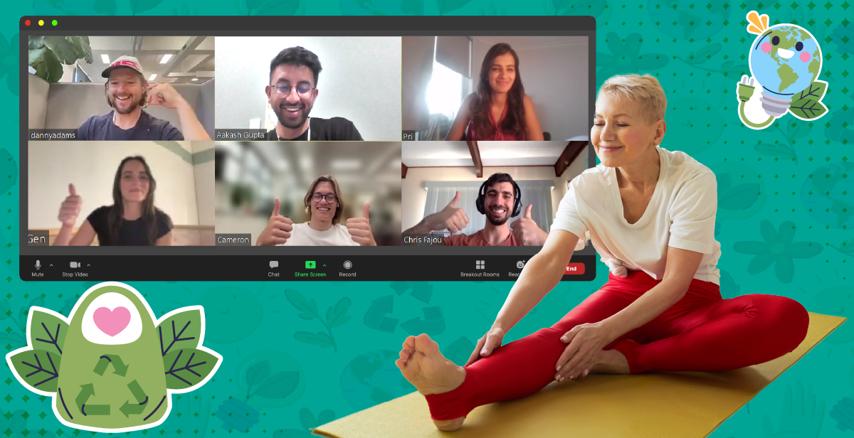 Virtual Yoga for Earth Day