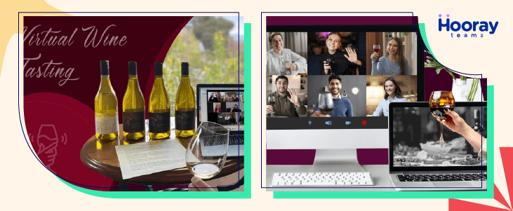 Hooray Teams' wine tasting kit