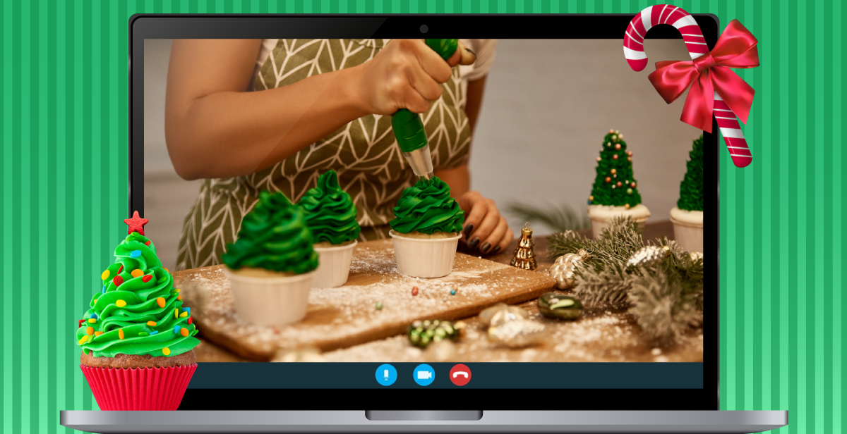 Virtual Christmas Cupcake Decorating