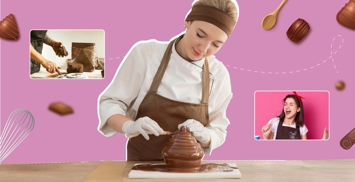 Hosted Chocolate Sculpting Art