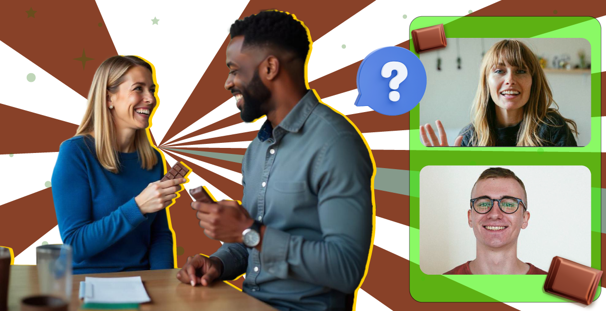 Virtual Chocolate Coworker Feud: Top the Cocoa Consensus!