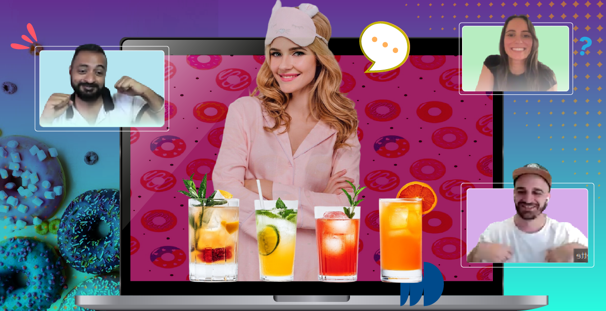 Virtual Donut Pajamas Happy Hour
