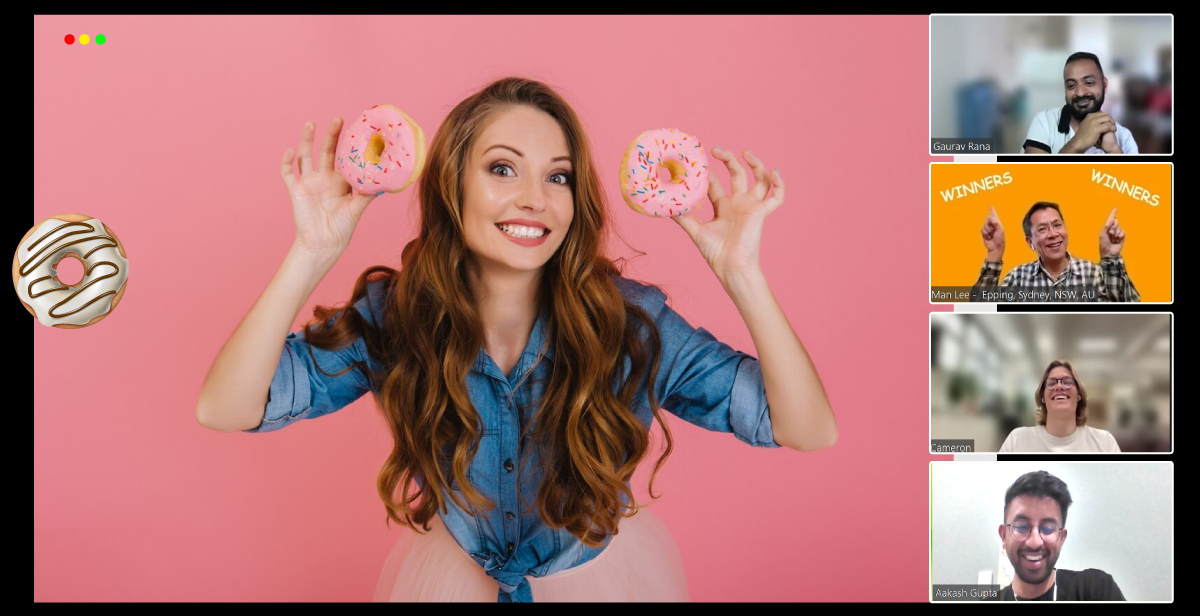 Virtual “Donut You Know Me?” Icebreaker Game
