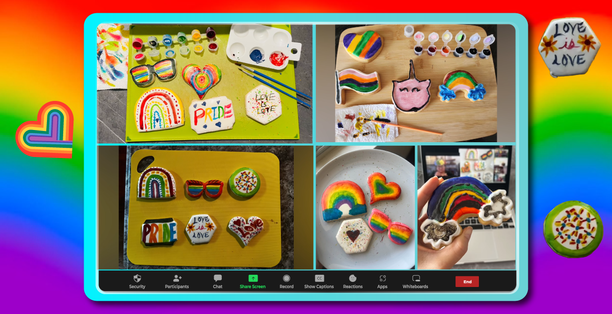 Virtual Pride Cookie Decorating – Color the Rainbow