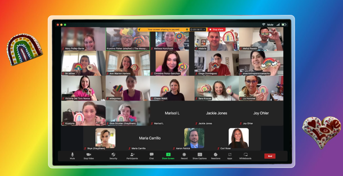 Virtual Pride Cookie Decorating – Color the Rainbow