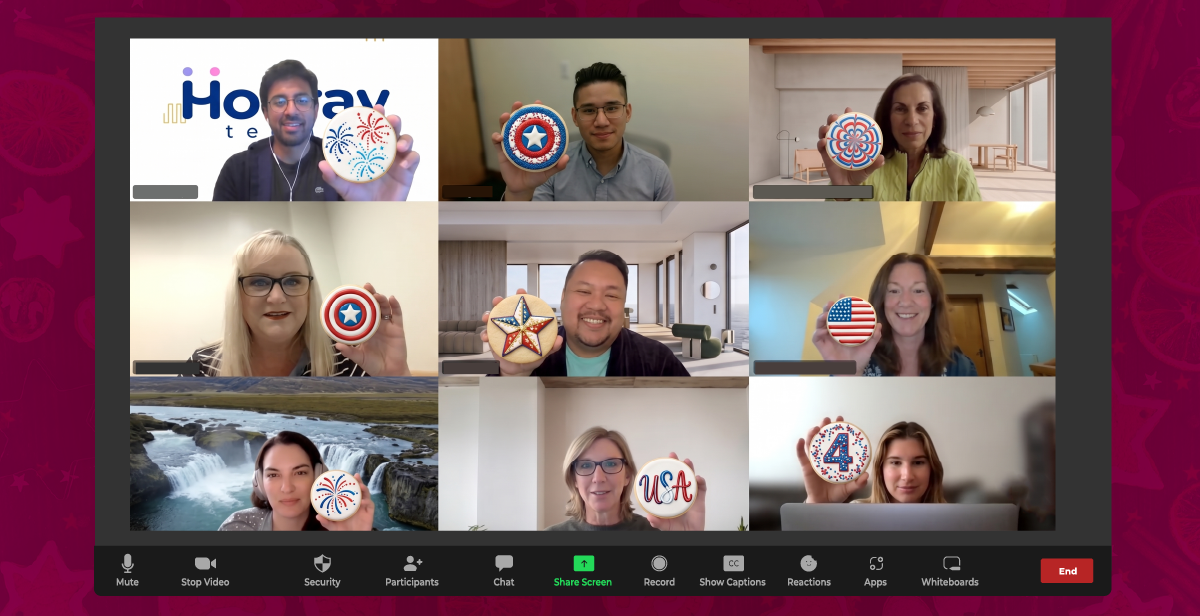 Virtual 4th of July Cookie Decorating