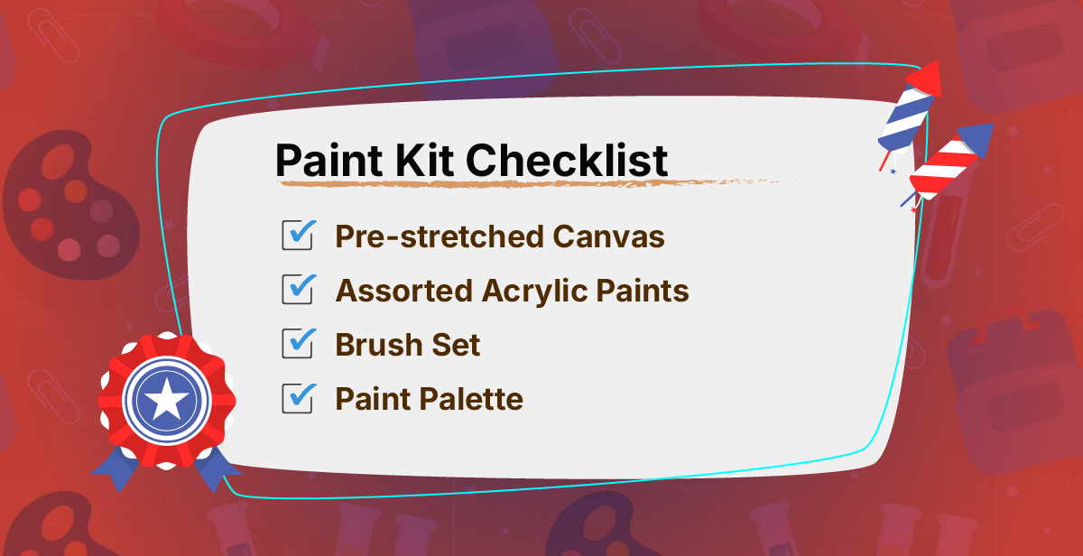 Virtual 4th of July Paint Party