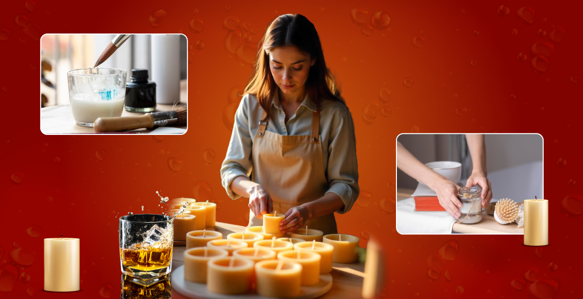 Virtual Bourbon Candle Making