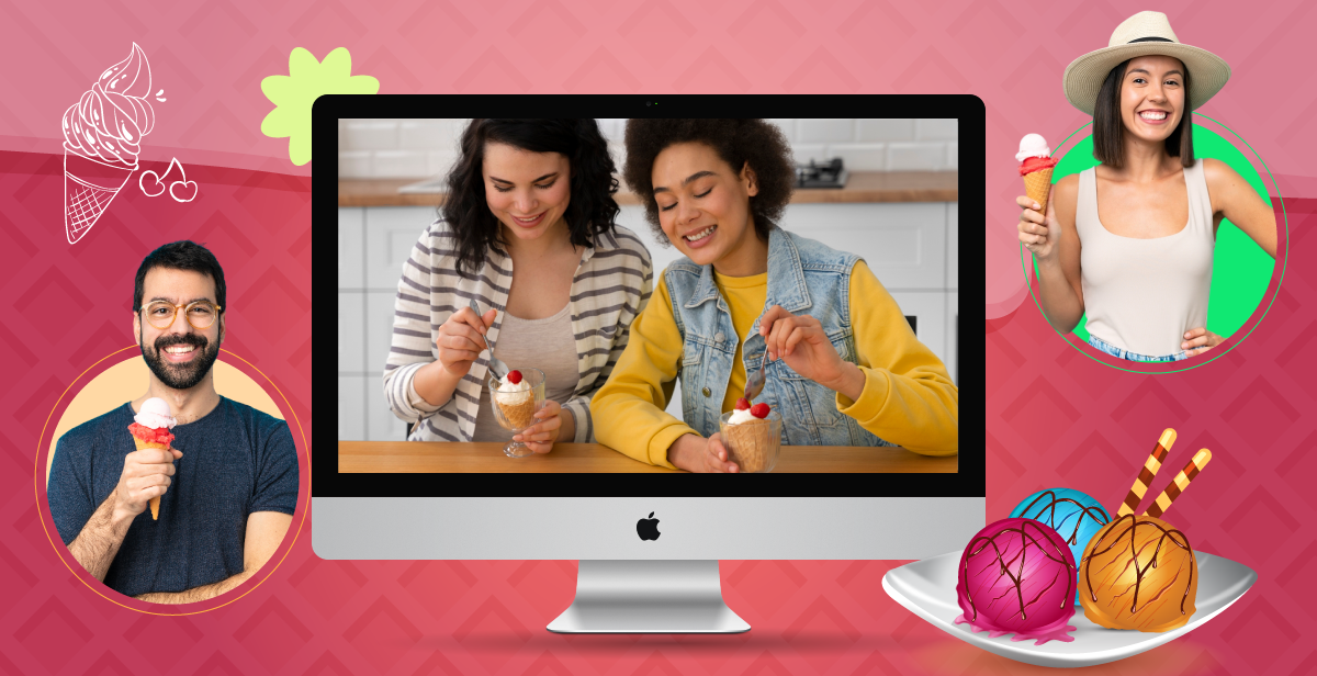 Virtual Ice Cream Coworker Feud – Guess What’s Trending!
