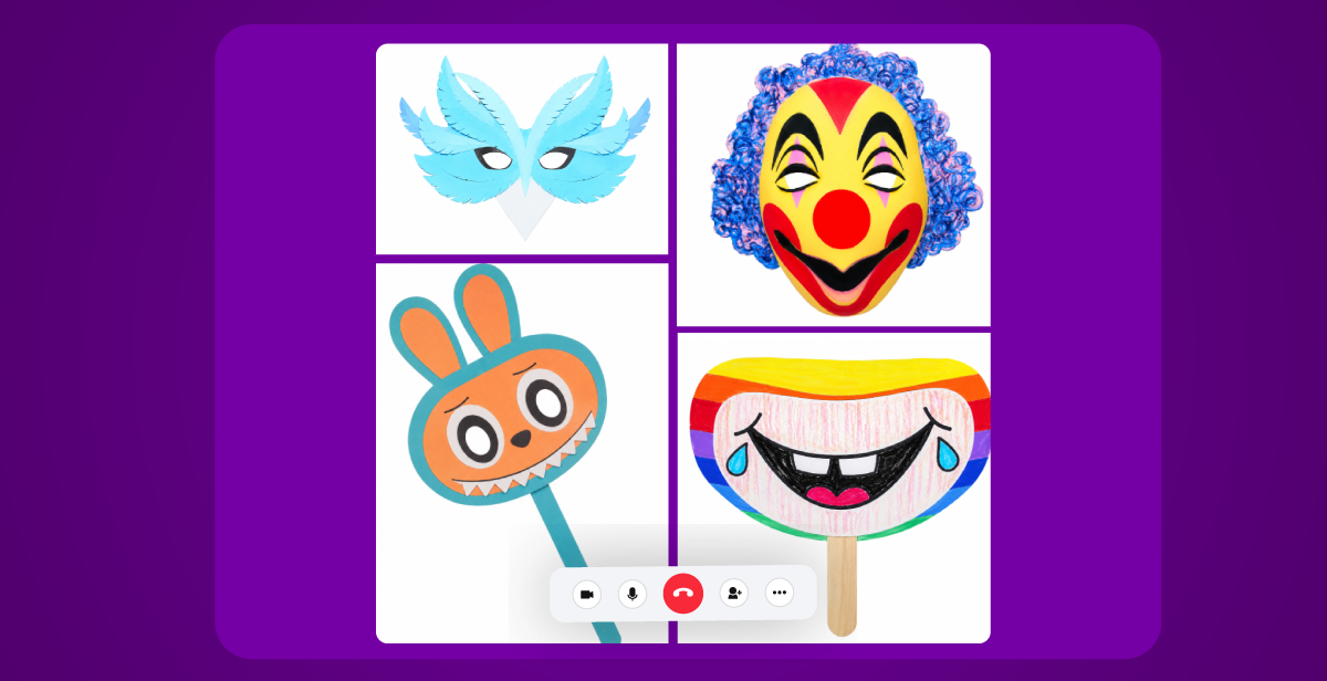 Virtual Funny Face Mask Making – Why So Serious?