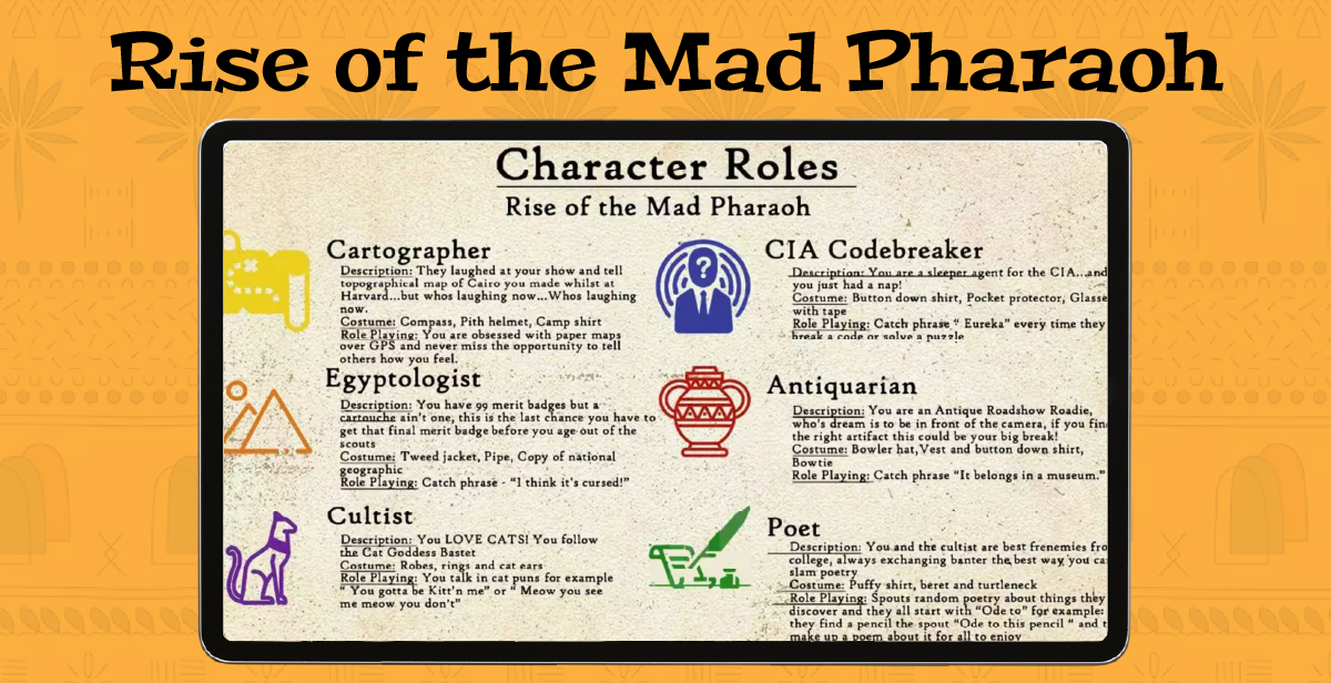 Virtual Escape Room – Rise of the Mad Pharaoh