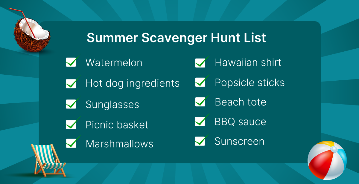 Virtual Summer Scavenger Hunt