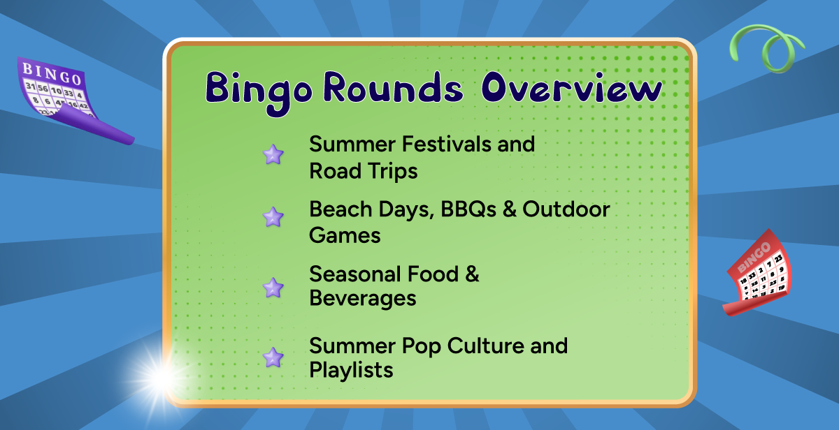 Virtual Summer Bingo