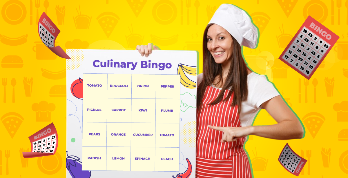 Virtual Culinary Bingo: Dab That Dish!