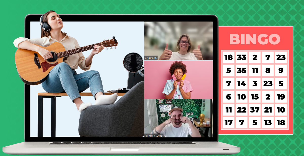Virtual Music Bingo: Mark the Hits!