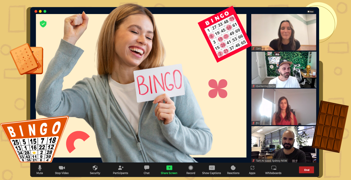 Virtual S’mores Day Bingo
