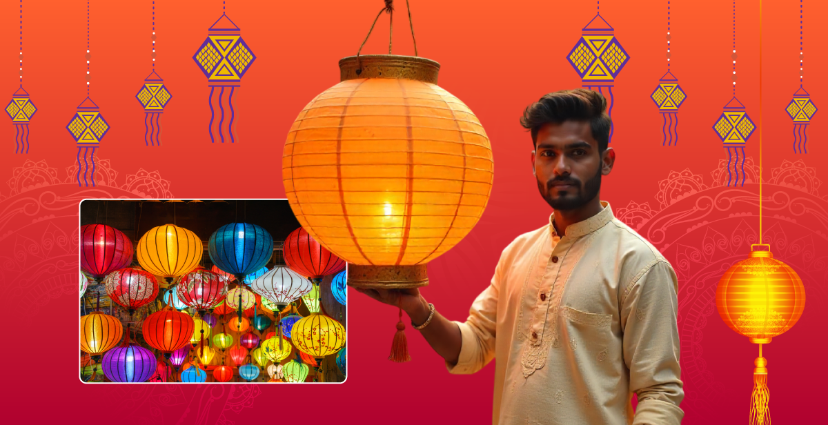 Virtual Diwali Lantern Making – “Glow with Kandils”