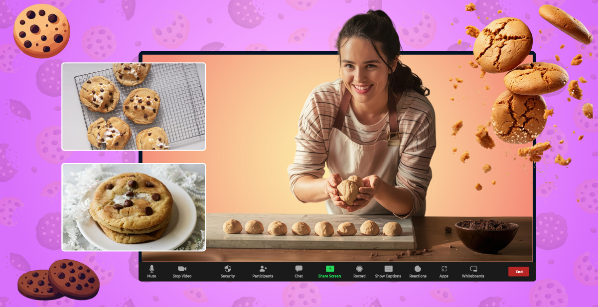 Virtual S’mores Snickerdoodle Cookies Making