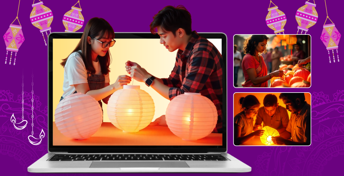 Virtual Diwali Lantern Making – “Glow with Kandils”