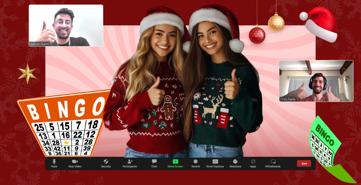 Virtual Christmas Bingo – Sleigh It!