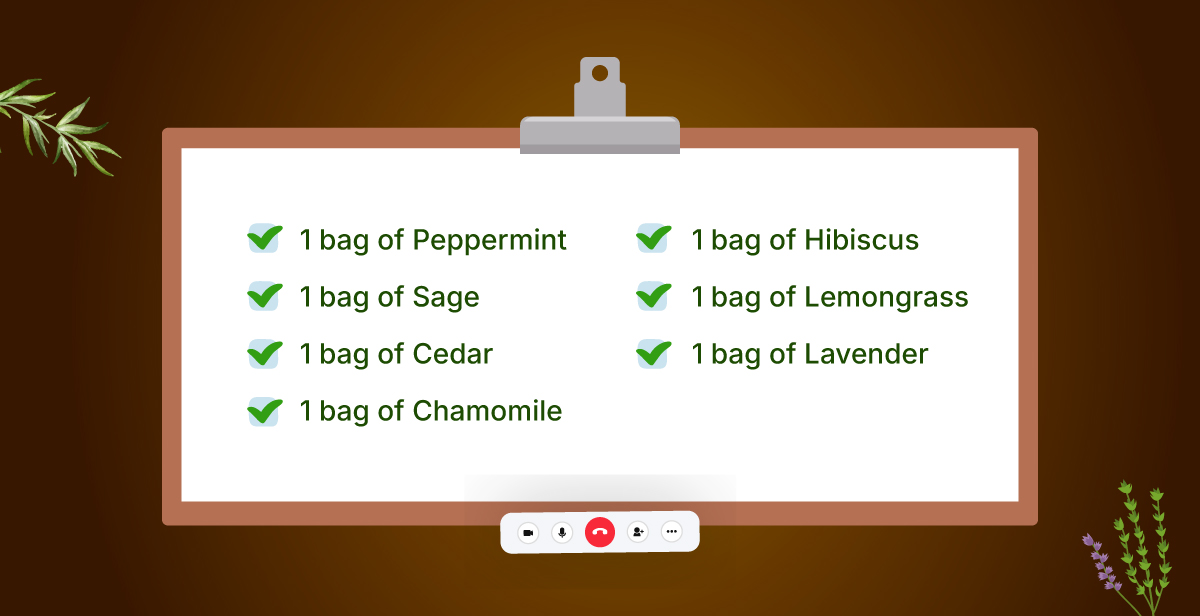Virtual Herbal Tea Tasting