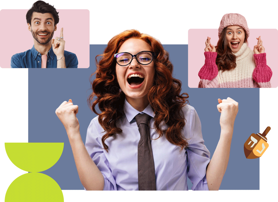 Hosted Virtual Hanukkah Activities for Teams