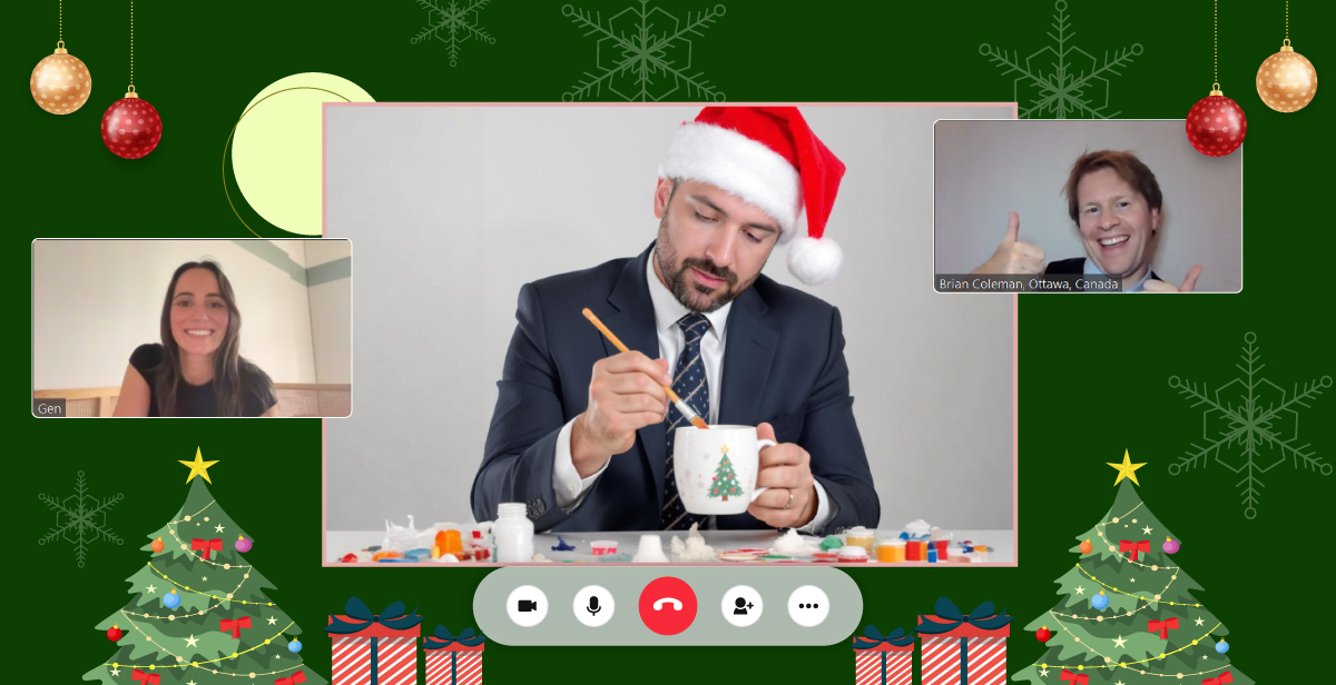 BYO Virtual Christmas Mug Painting
