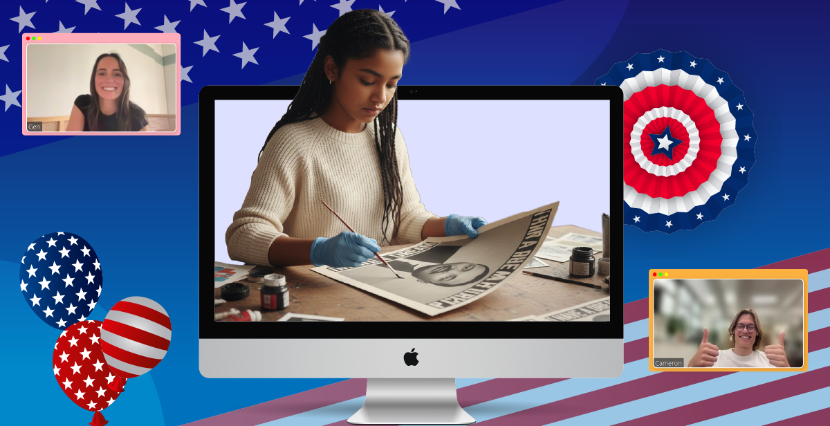 MLK Day Poster Making – Sketch the Dream