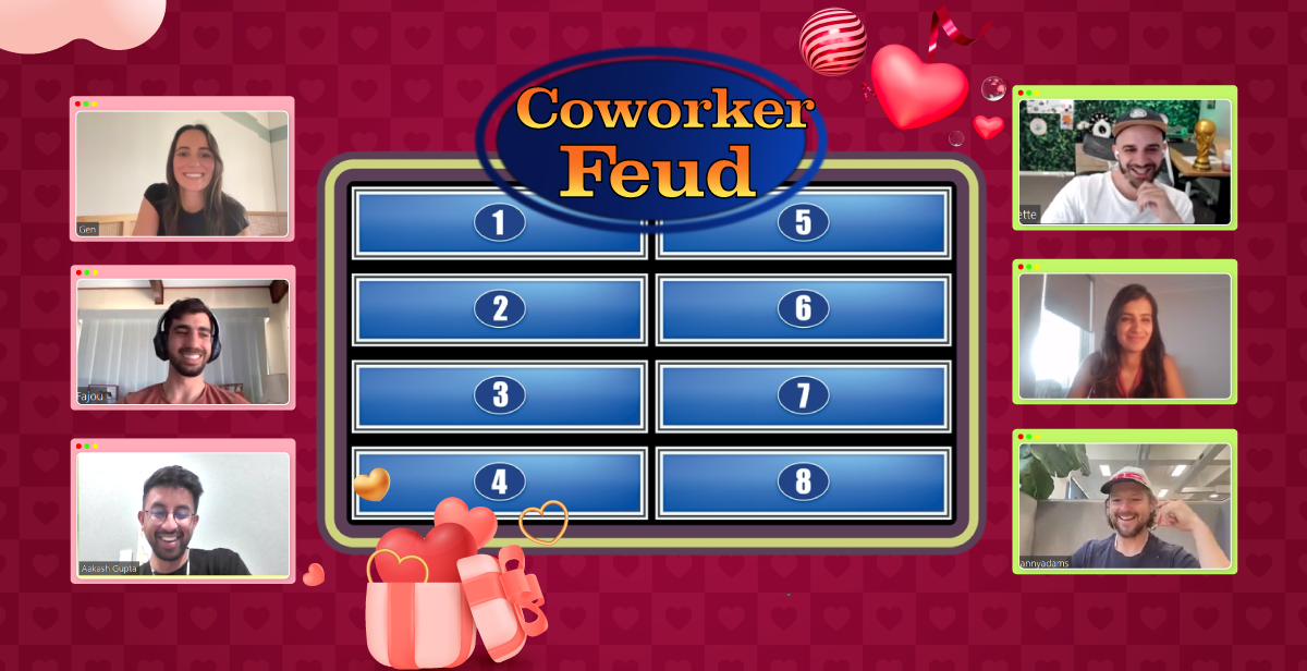 Virtual Valentine’s Day Coworker Feud