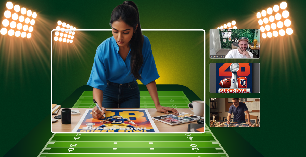 Super Bowl Poster Making