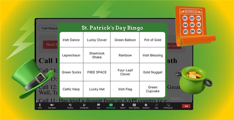 Virtual St. Patrick’s Day Bingo