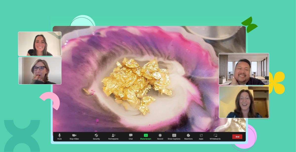 Virtual Resin Art Geode Coaster Class