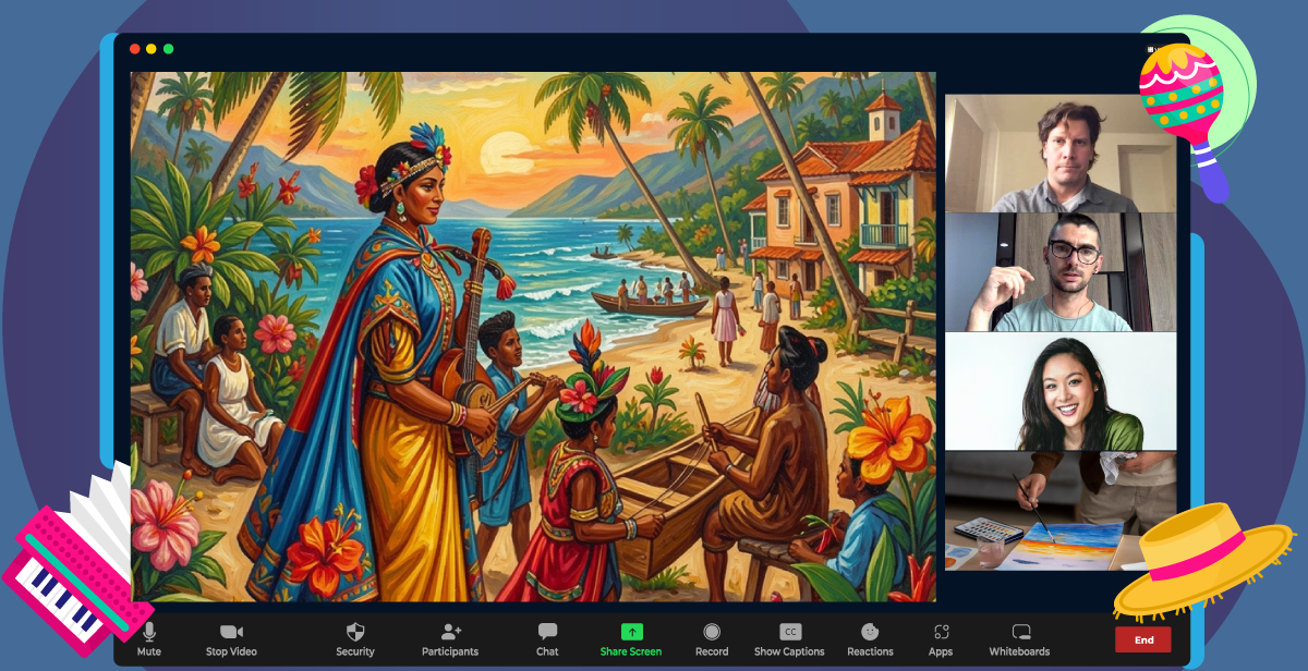 Virtual Latin American Painting  – Let’s FiestART!