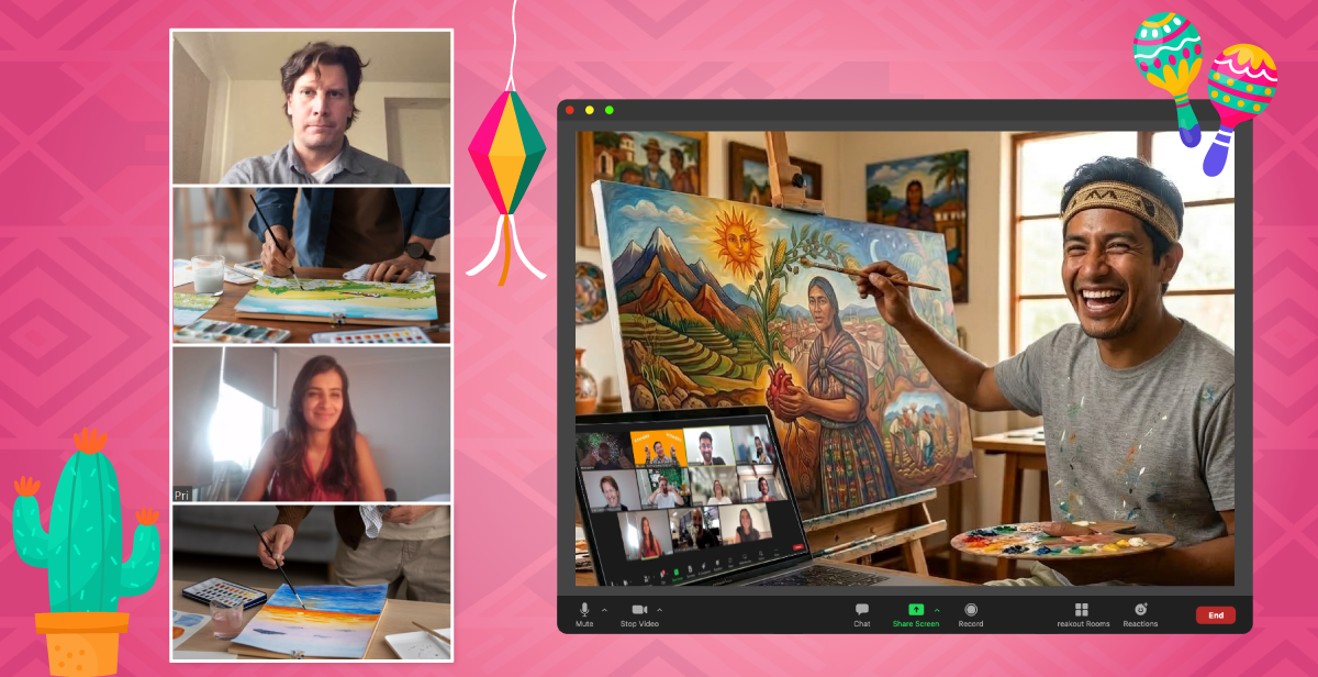 Virtual Latin American Painting  – Let’s FiestART!