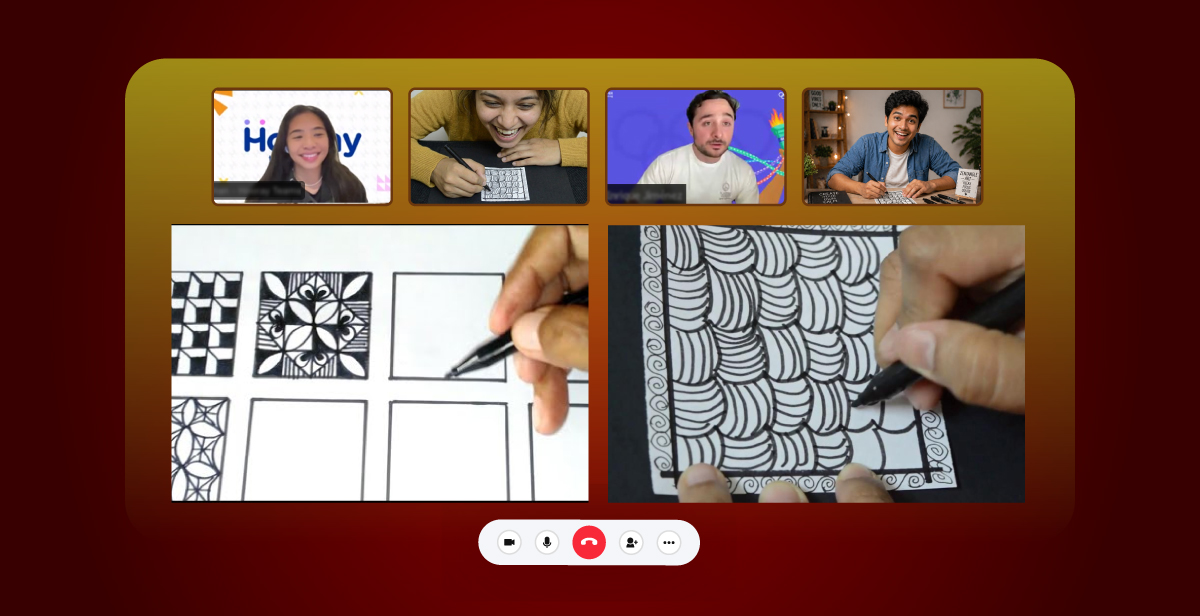 Virtual Zentangle Art – Keep Calm and Draw!
