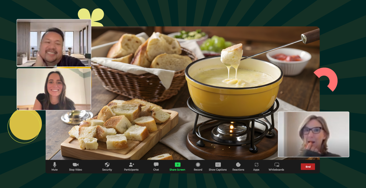 Virtual Cheese Fondue Experience