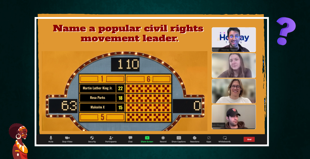 Virtual Juneteenth Coworker Feud – Survey Says..!