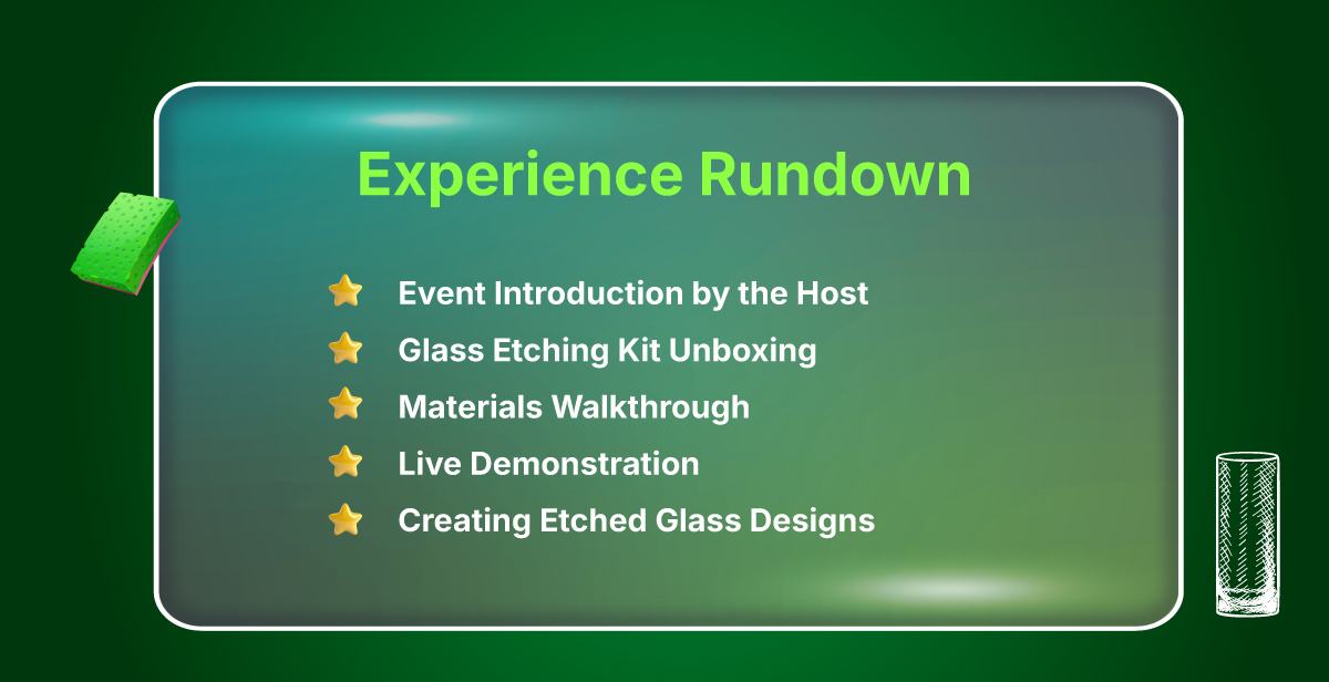 Virtual Glass Etching Workshop