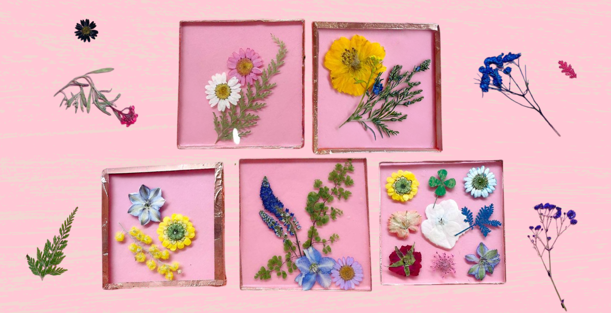 Virtual Pressed Flower Coasters Workshop