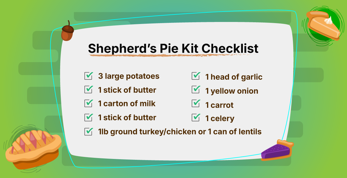 Virtual Healthy Shepherd’s Pie Making Class
