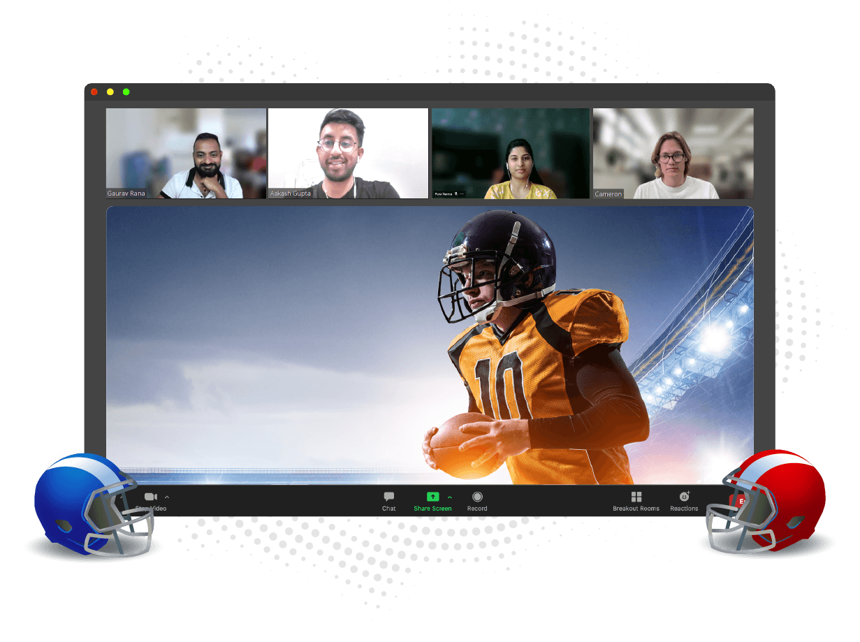 Image showcasing What Makes the Super Bowl Perfect for Virtual Team Events?