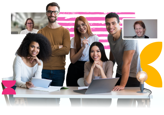 Image showcasing Do Intern Day Virtual EventsMake it Easier forRemote Interns to Connect?