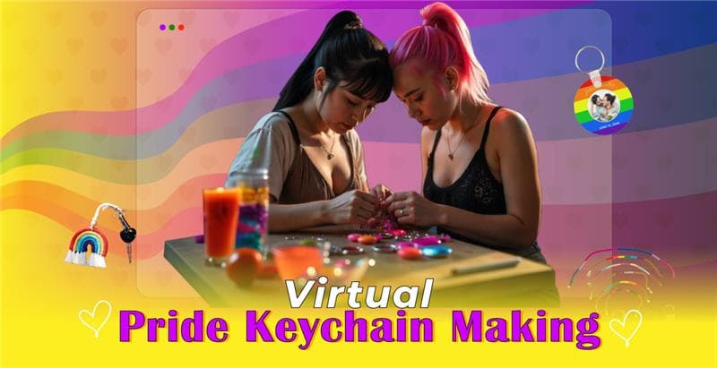 pride-flag-keychain-making