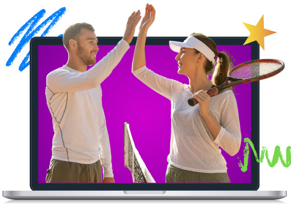 Image showcasing Can My Team Ace Bonding with Virtual US Open Tennis Events?