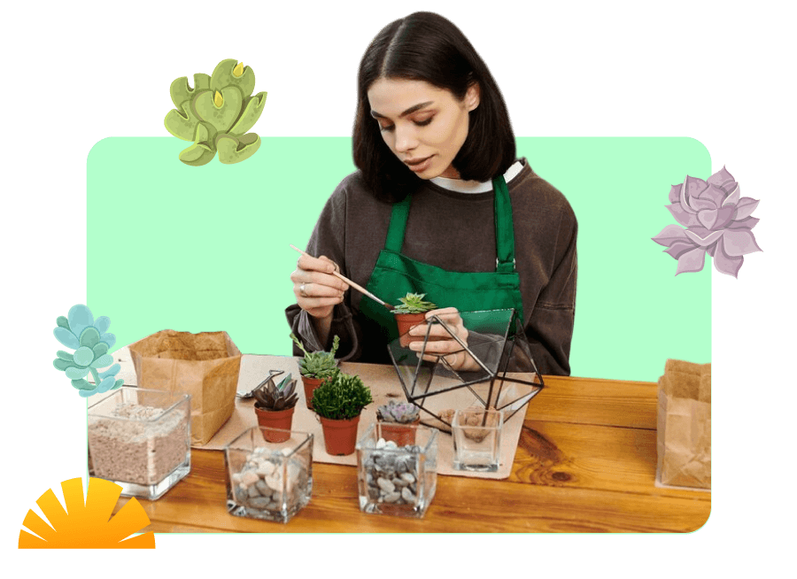 Hosted Virtual Terrarium Classes To Boost Creativity in Teams